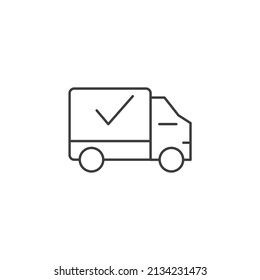 truck icons  symbol vector elements for infographic web