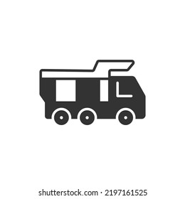 truck icons  symbol vector elements for infographic web