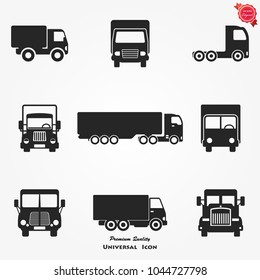 Truck icons vector