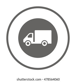 Truck  icon,vector. Flat design.