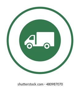 Truck  icon,vector. Flat design.