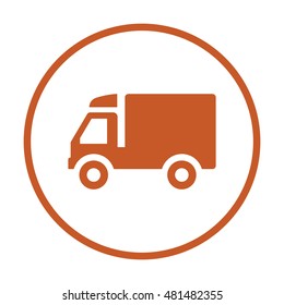 Truck  icon,vector. Flat design.