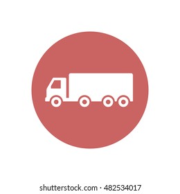 Truck  icon,vector. Flat design. 