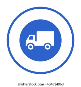 Truck  icon,vector. Flat design.