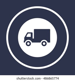 Truck  icon,vector. Flat design.