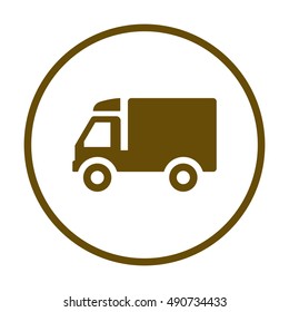 Truck  icon,vector. Flat design.