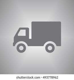 Truck  icon,vector. Flat design.