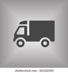 Truck  icon,vector. Flat design.