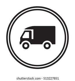Truck  icon,vector. Flat design.
