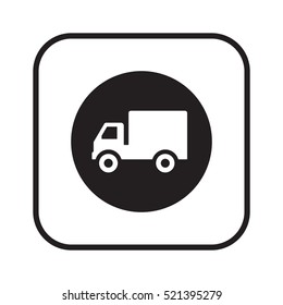 Truck  icon,vector. Flat design.