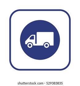 Truck  icon,vector. Flat design.