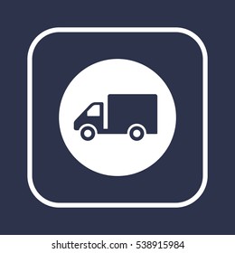Truck  icon,vector. Flat design.