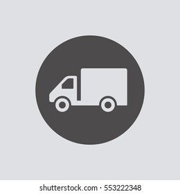 Truck  icon,vector. Flat design.