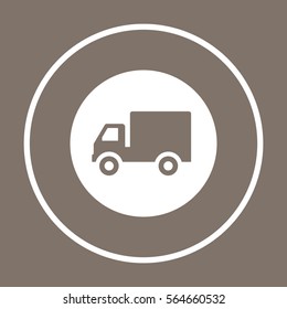 Truck  icon,vector. Flat design.