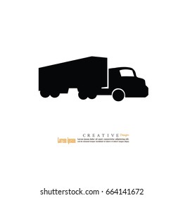 Truck icon.vector illustration.