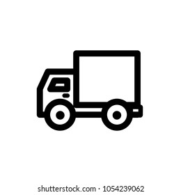 Truck icon,vector illustration. Flat design style. vector truck icon illustration isolated on White background, truck icon Eps10. truck icons graphic design vector symbols.
