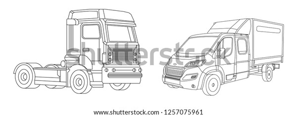 Truck illustration, Delivery car,\
Shipping transport, Service car, Truck icon, Freight\
transport