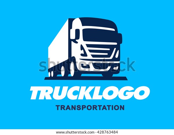 plan ship and truck logo design