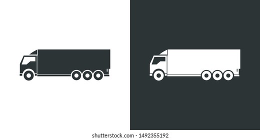 Truck Illustration Sign Icon Vector