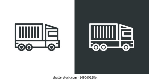 Truck Illustration Symbol Icon Vector