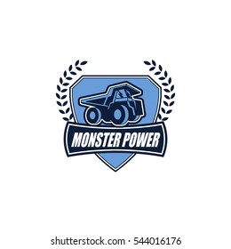 Truck Industrial Logo Design Element