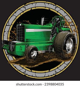 truck isolated in black background for business elements, screen printing, digital printing,DGT,DFT and poster.