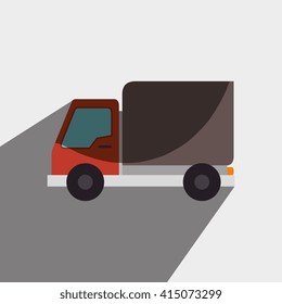 truck isolated design 