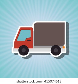truck isolated design 