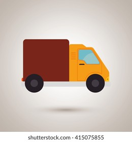 truck isolated design 