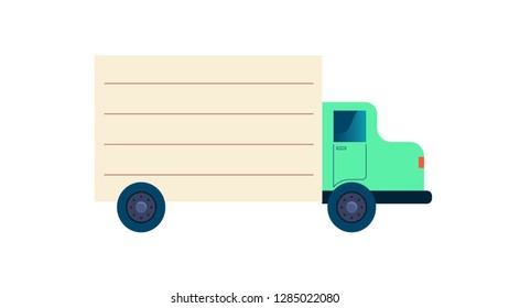 Truck isolated vector illustration