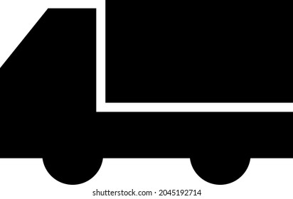 A truck isolation vector illustration.