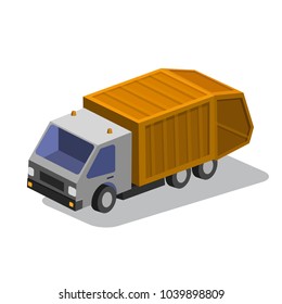 Truck isometric vector