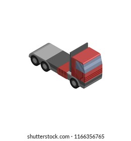 truck isometric vector icon