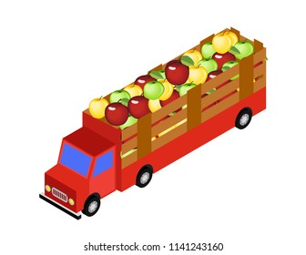 Truck isometry with apples