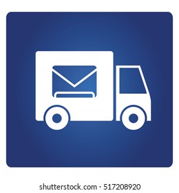 truck with letter