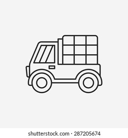 truck line icon