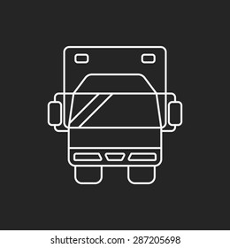 truck line icon