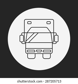 truck line icon