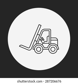 truck line icon