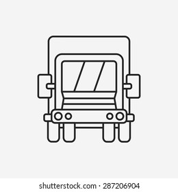 truck line icon