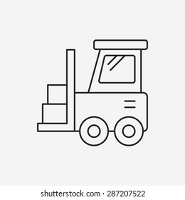 truck line icon