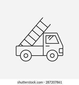 truck line icon