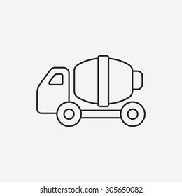 truck line icon