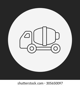 truck line icon