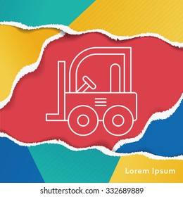 truck line icon