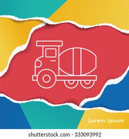 truck line icon