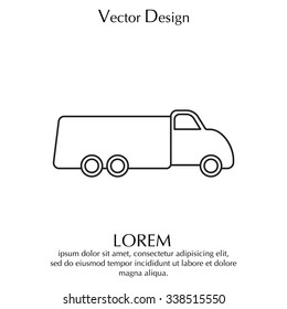 truck line icon