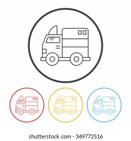 truck line icon