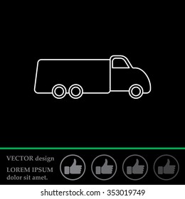 truck line icon