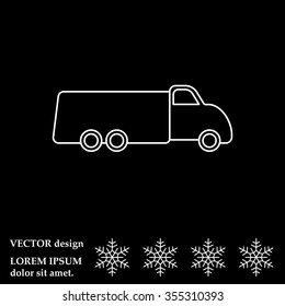 truck line icon